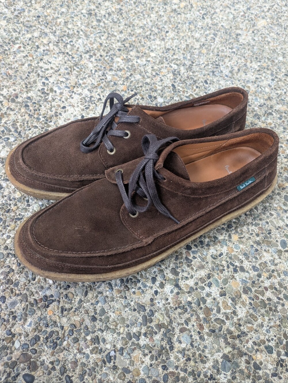 PS Paul Smith Bence Brown Suede Shoes